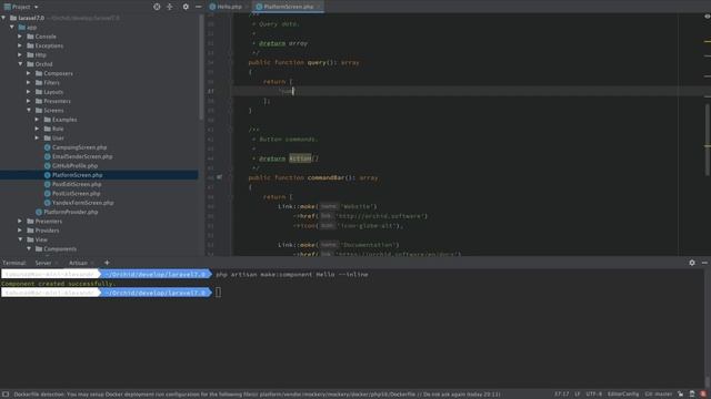 Laravel Orchid - Blade Component смотреть онлайн