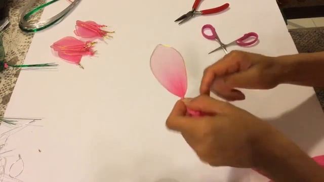 How to make nylon stocking flowers- Lotus смотреть онлайн
