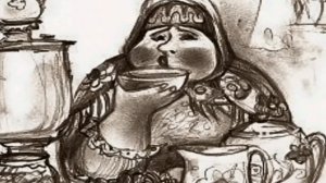 "Как купчиха постничала".Степан Писахов.