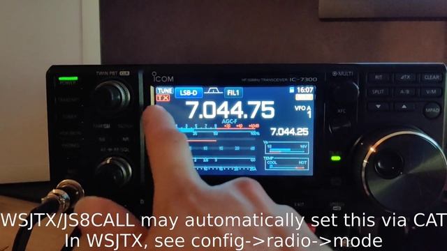 IC7300 Configuration for Data Modes (WSJTX, JS8CALL, FLDIGI etc) смотреть онлайн