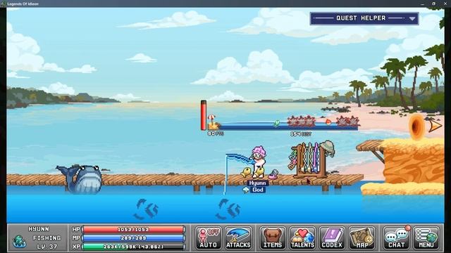 Legends of Idleon - Megalodon trophy & 180 points on the fishing minigame! смотреть онлайн