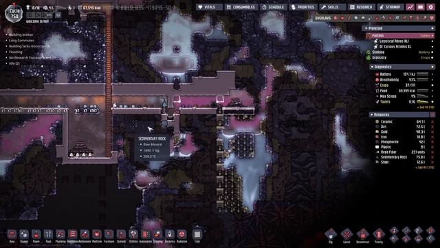 Oxygen Not Included | Baator World-gen Mod | Ep. 27 - No Gas All Brakes смотреть онлайн
