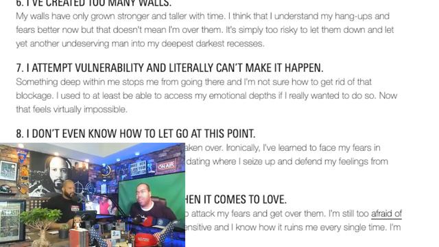 Former party girl wonders why she can't emotionally bond to Men anymore смотреть онлайн