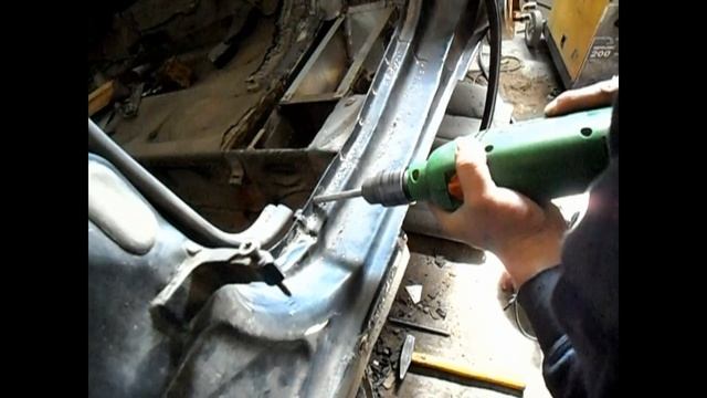 Чем сверлить сварочные точки смотреть онлайн