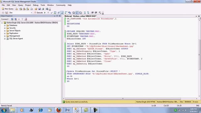 Store Retrieve Files (picture/mp3/excel/doc etc) to/from SQL Server смотреть онлайн