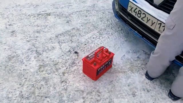Аккум сдох, не выдержал он таких морозов смотреть онлайн