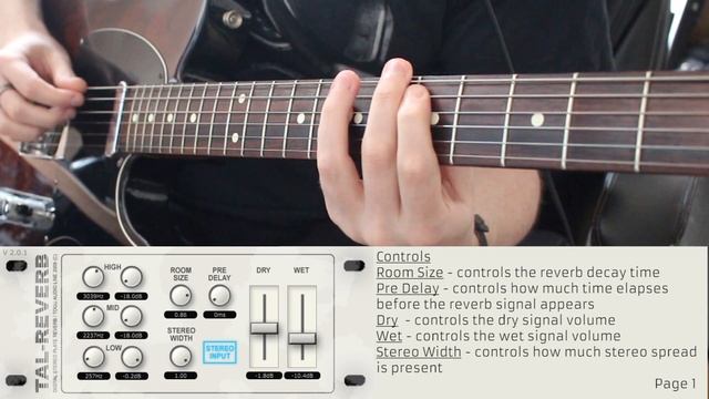 TAL - Reverb 2 - Guitar Demo (Free Reverb Plugin) смотреть онлайн