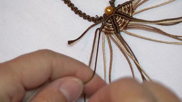 КУЛОН МАКРАМЕ ОСЕННИЙ смотреть онлайн