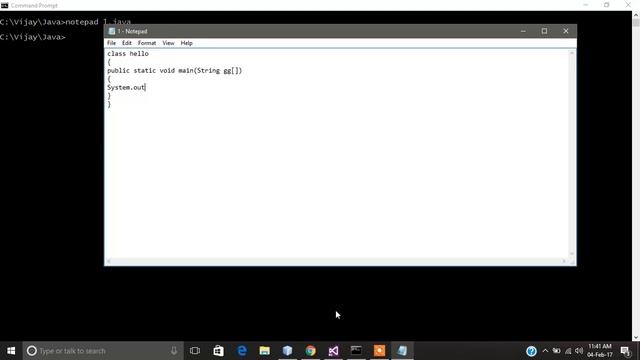Java Programming- First Program (Hello World) смотреть онлайн
