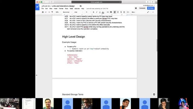 "PV Taints & Tolerations Strawman" by Brad Childs (Red Hat) at Kubernetes SIG Storage F2F Oct 2017 смотреть онлайн