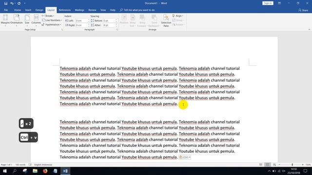 Tutorial Dasar Cara Mengetik di Microsoft Word untuk Pemula смотреть онлайн