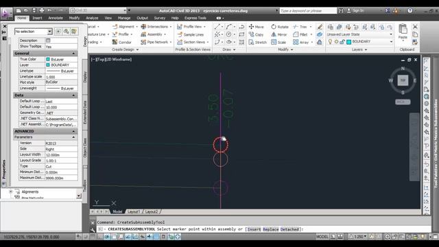 AutoCAD Civil 3D 2013: Creación de Sección Tipo Con Condicionantes смотреть онлайн