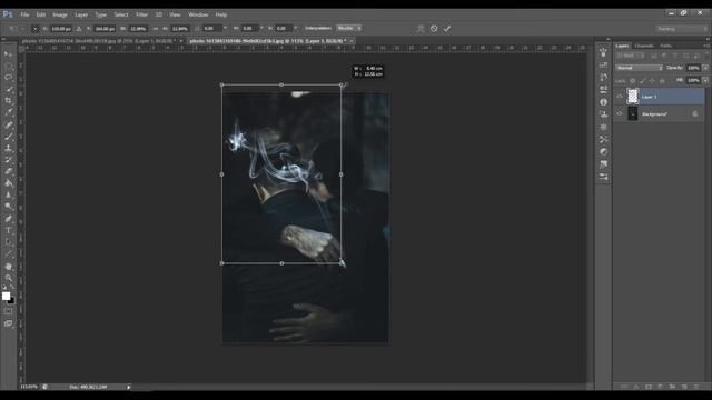How to Select Smoke and Use in Image | Photoshop Tutorial | Easy & Fast смотреть онлайн