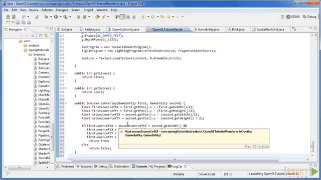 Building Android Games with OpenGL ES Tutorial: Collisions - Narrow Phase | packtpub.com смотреть онлайн