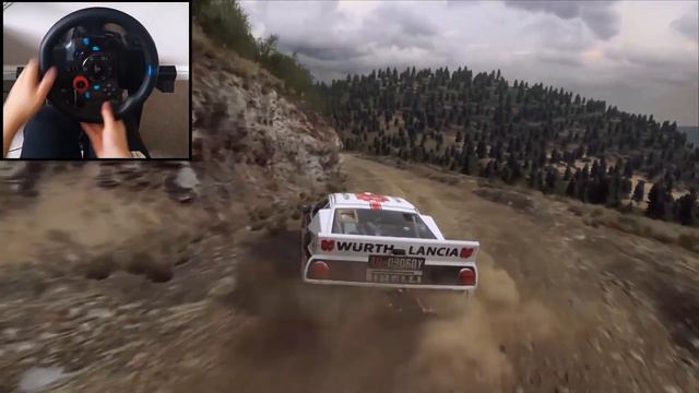 Lancia 037 - DiRT Rally (Greece Gameplay) | Logitech G29 Gameplay