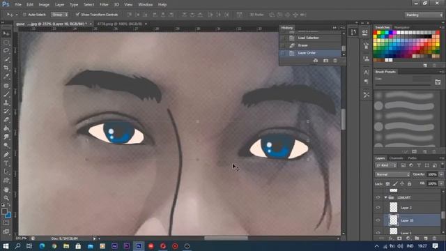 Turn Photo Into Anime Style (Photoshop Speed Art) смотреть онлайн