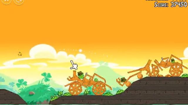 Angry Birds Seasons:Go Green,Get Lucky Level 10 3 star walkthrough смотреть онлайн