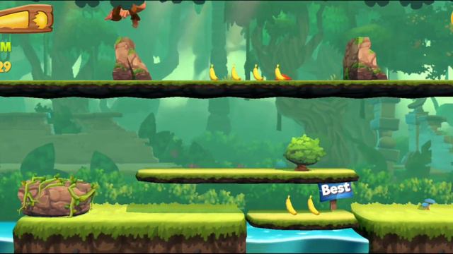 Banana Kong 2 Running Android iOS Gameplay walkthrough Part 1 смотреть онлайн