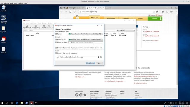 Encrypted files in Windows with GPG and Kleopatra смотреть онлайн