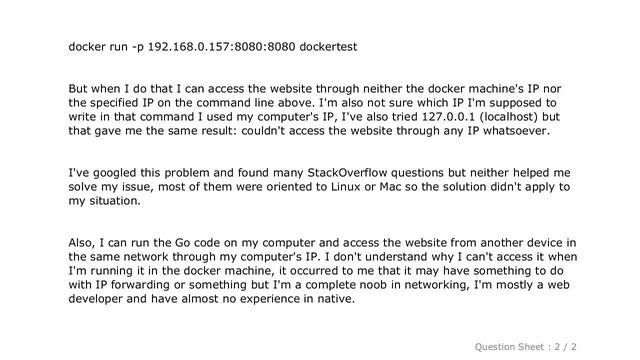 Windows : How to connect to a docker container from outside the host (same network) [Windows] смотреть онлайн