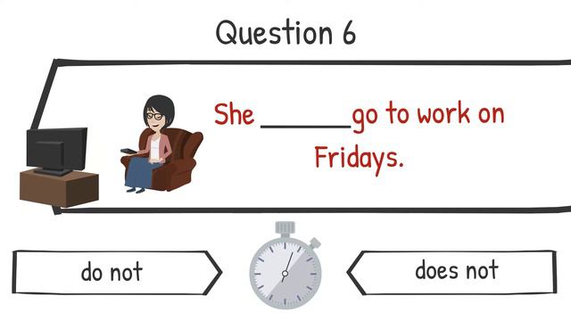Present Simple Negative Quiz | Easy English Grammar Lessons смотреть онлайн