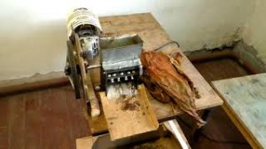 Лучшая табакорезка с редуктором и электроприводом из Польши,доработка своими руками.