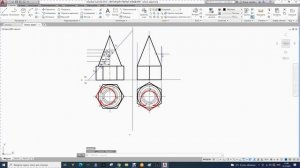 23. Сечение сложной поверхности фронтально-проецирующей плоскостью
