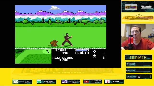 Ninja Golf Atari 7800 Gameplay смотреть онлайн
