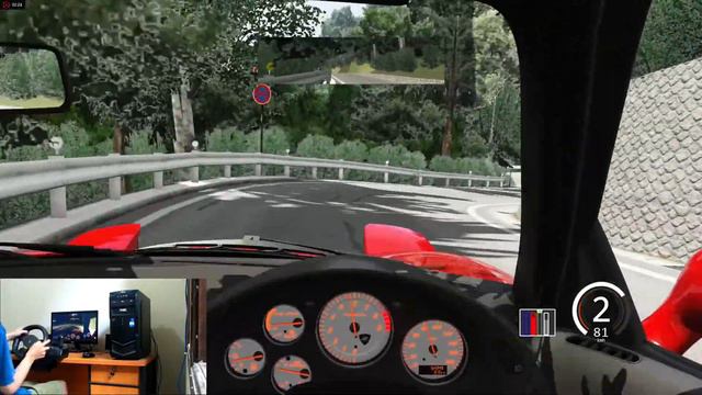 Assetto Corsa - Driving On Irohazaka For The First Time смотреть онлайн