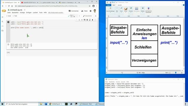 Python Programmierkurs 1 ► Eingaben, Ausgaben, Schleifen, Strings, float, int und len смотреть онлайн