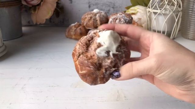 Пирожное "Шу" со сливочным кремом смотреть онлайн