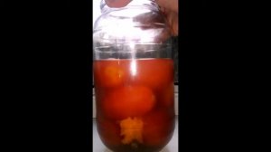 ОТЗЫВ на консервированные помидоры с ...бархатцами.