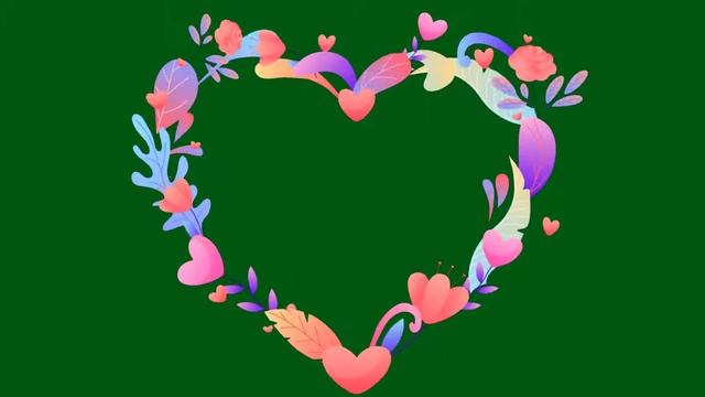 ФУТАЖ ( КРАСИВАЯ ФОТОРАМКА ) НА ЗЕЛЕНОМ ФОНЕ-ХРОМАКЕЙ смотреть онлайн