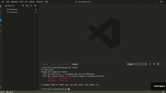 بخش اول stash قسمت یازدهم آشنایی با دستور - GitHub و Git آموزش смотреть онлайн