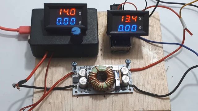 Regulator Adjustable 12-55V 10A CC CV 250W Penaik tegangan - Step Up смотреть онлайн