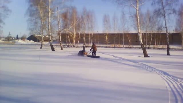 Мотобуксировщик Бурлак котаюсь по лесу смотреть онлайн