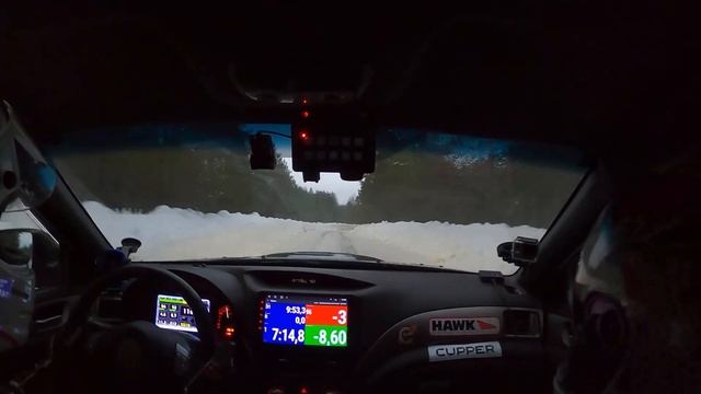 Онборд с Open Rally Cup Петровская верста - январь 2023. СУ-3. смотреть онлайн