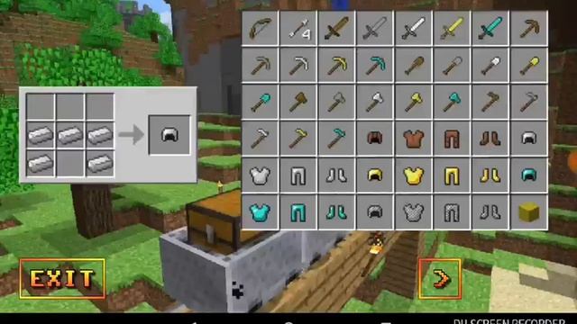 Minecraft...крафт брони...САМОЙ РЕДКОЙ БРОНИ!!!!!!!...кольчужная броня!!!! смотреть онлайн