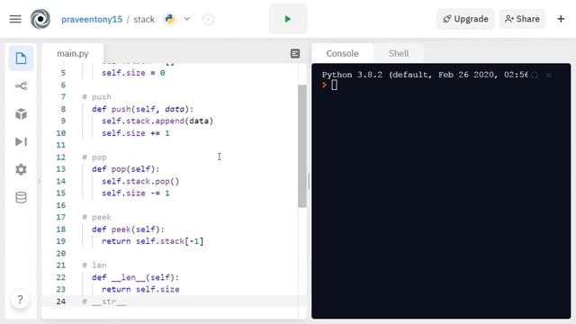 Stack Data Structure | Complete Implementation | using Python. смотреть онлайн