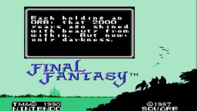 Final Fantasy NES Intro смотреть онлайн
