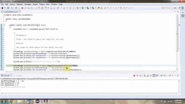 How to use range method of Java 8 LocalDate Class? | Java 8 Date and Time смотреть онлайн