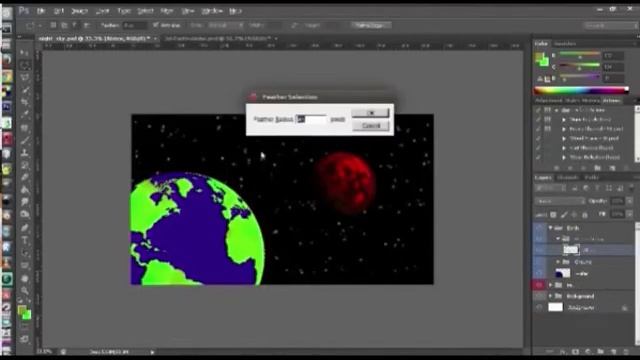 Photoshop CS6 Time-lapse Night Sky смотреть онлайн