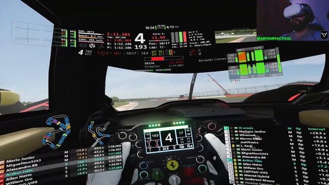 LMDH em Silverstone - Ferrari 499P - RaceU Assetto Corsa | LIVE смотреть онлайн