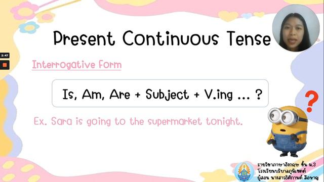 Present Continuous Tense (Negative and Interrogative Form) смотреть онлайн