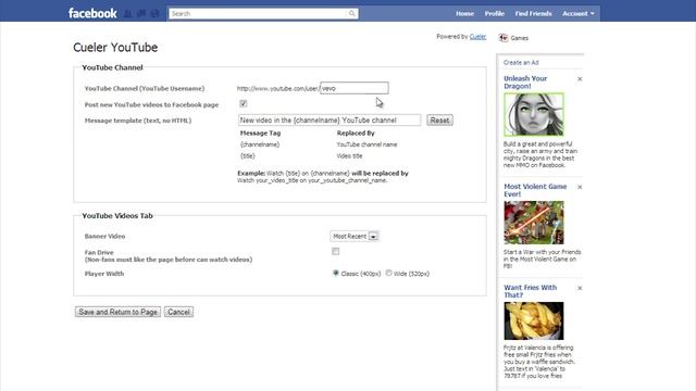 Add YouTube Channel on Facebook Fan Page in under a minute смотреть онлайн