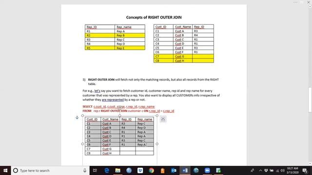 SQL 101: 4. INNER JOIN, OUTER JOIN and SELF JOIN - Part 1 смотреть онлайн