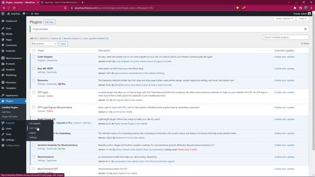 How to hide WooCommerce button from WordPress dashboard FREE - WooCommerce PHP смотреть онлайн