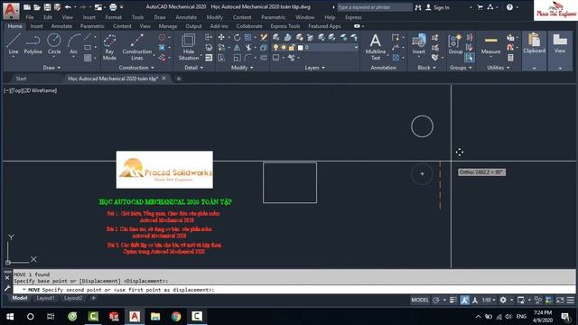 Bài 3.Các thiết lập cơ bản cho bản vẽ mới và hộp thoại Option trong Autocad Mechanical 2020 смотреть онлайн