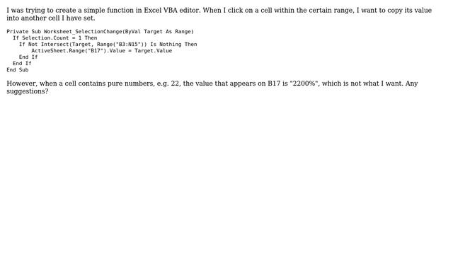 Unix & Linux: Excel 2010 - Show cell contents - wrong number appearance смотреть онлайн