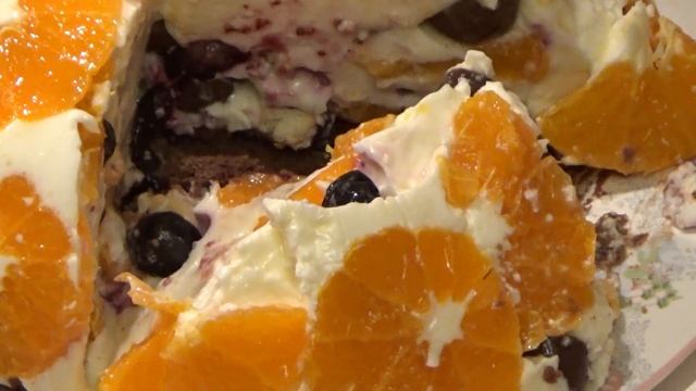 Десерт с мандаринами Быстро и вкусно смотреть онлайн